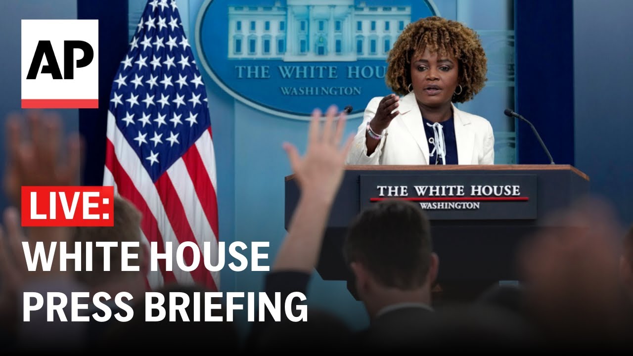 LIVE: White House press briefing